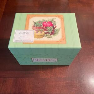 Hallmark Marjolein Bastin Nature's Sketchbook RECIPE BOX, DIVIDERS & CARDS